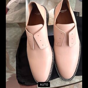 $895 Givenchy Foldable Back D Chain Loafer Shoes size 39.5